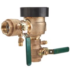 Product image 1 1/2 In Lead Free Anti-Siphon Pressure Vacuum Breaker, Quarter Turn Shutoff, Lever Handles